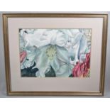 A Framed Watercolour, Still Life, Flowers Signed B Tranter, 42x30cms