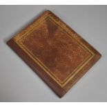 A Late 19th/early 20th Century Leather Bound Album Containing Over 150 Monochromatic Printed