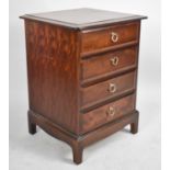 A Stag Four Drawer Bedside Chest, 53cm wide