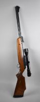 A Good Quality Modern BSA .22 Calibre Superstar Underlever Air Rifle Complete with Nikko Stirling