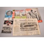 A Small Collection of Vintage Sporting Printed Ephemera to include Boys Own Paper, 1965 Stanley