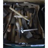 A Collection of Wooden Handled Workshop Tools
