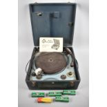 A Vintage Pye Record Player, Model P32QTG with Vintage Valves Etc