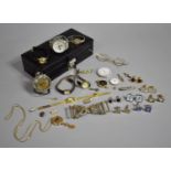 A Collection of Various Wrist Watches, Cufflinks, Costume Jewellery etc