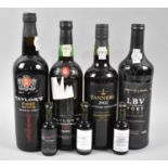 Four Bottles of Port to include Taylors Late Bottle Vintage 1986 and Three Miniatures