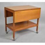 A Mid 20th Century Drop Leaf Trolley, 71cm wide