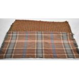 Two Welsh Woollen Blankets, 160x140cm and 300x140cm