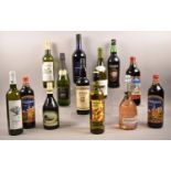 A Collection of 13 Various Wines, Gluhwein Etc