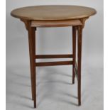 A Mid 20th Century Oval Nest of Two Tables, Largest 64cm wide