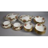 A Collection of Various Royal Albert Old Country Roses to Comprise Lidded Tureens, Two Soup Bowls,