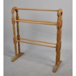 A Victorian Style Towel Rail, 65cm Wide