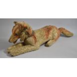 A Vintage Soft Toy in the Form of a Dog, with Bright Eyes, 80cms Long