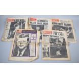 A Collection of Vintage Newspapers, 1960s, President Kennedy Assassination