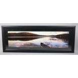 A Large Framed Print of a Photograph, Quiet Places, 82x22cm