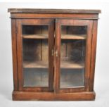 A 19th Century Mahogany Glazed Bookcase, 90cm wide