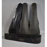 A Collection of Vintage Violin and Ukulele Cases