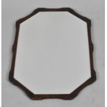 A Vintage Mahogany Framed Bevel Edged Wall Mirror, 67x42cm Overall