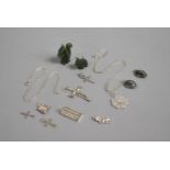 A Small Collection of Silver and Other Costume Jewellery