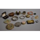 A Collection of Bangles, Pill Boxes, Powder Compacts, Cufflinks etc