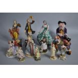 A Collection of Various Ceramic and Resin Figural Ornaments Etc