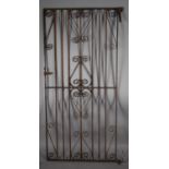 A Wrought Iron Garden Gate, 76cm Wide and 151cm High
