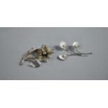 Two Sterling Silver Brooches by Bond Boyd