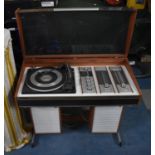 A Vintage Deccasound Compact S Stereo Radiogram with Speakers, 77cm wide