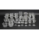 A Collection of Various Etched Glassware, Various Ages to include 19th Century