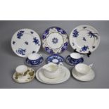 A Collection of Various Coalport China to Comprise Blue and White Cups and Saucers, Etc together