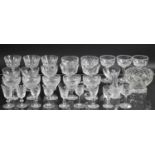 A Collection of Various Cut Glass Coups Etc