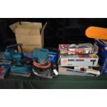 A Collection of Various Power Tools and Accessories