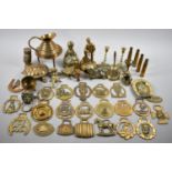 A Collection of Mid 20th Century Brass Ornaments, Horse Brasses etc