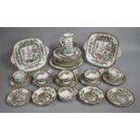 A Collection of Various Coalport Ming Rose Teawares to Comprise Cups, Saucers and Side Plates Etc