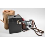 A Vintage Leather Cased Retinette 18 Camera Together with a Boxed Camera in Canvas Bag