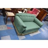 A Modern Button Upholstered Two Seater Settee