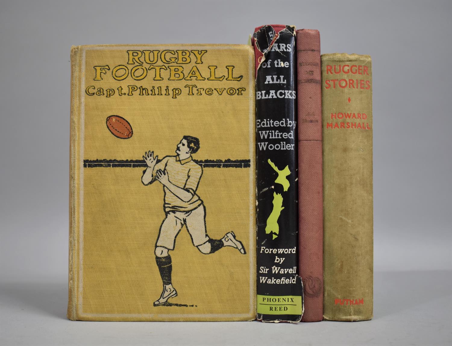 A Collection of Four Vintage Books relating to Rugby