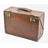 A Late 19th Century Leather Case with Cantilevered Inner Trays and Document Holder, Perhaps