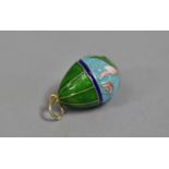 An Enamelled Egg Pendant