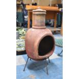 A Vintage Terracotta Chiminea