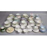 A Collection Cups and Saucers to include Examples by Royal Albert, Royal Grafton, Shelley Coffee