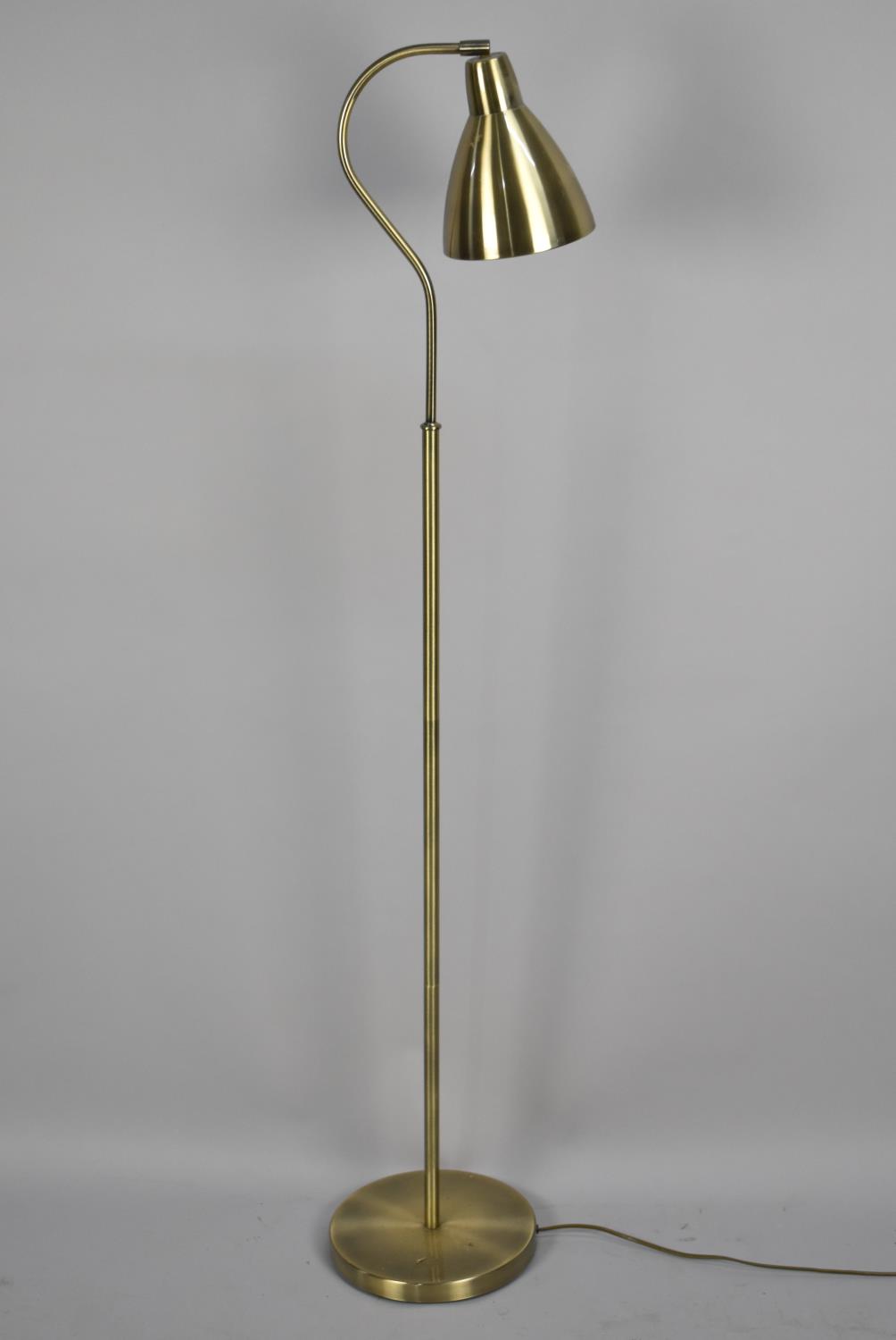 A Modern Brass Reading Lamp