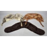 A Collection of Various Fur Stoles Etc