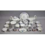 A Collection of Various Wedgwood Clementine China together with Various Royal Worcester Evesham