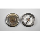A Reproduction Circular Pocket Compass, "The Marine Pocket Compass 1920", 5.5cms Diameter