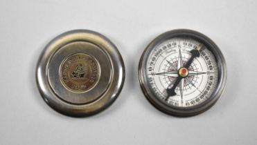 A Reproduction Circular Pocket Compass, "The Marine Pocket Compass 1920", 5.5cms Diameter
