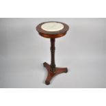 An Early 19th Century William IV Rosewood Crocus Table with a Removable Marble Top, Supported on a