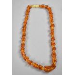 An Amber Chip Necklace