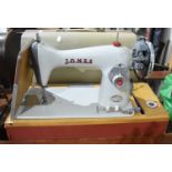 A Vintage Electric Jones Sewing Machine, Model No. 105, Untested