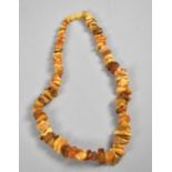 An Amber Chip Necklace