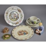 A Collection of Ceramics to Include Royal Adderley Figure of Child with Pups, Thomas the Tank Cup